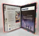 CARPETA COSIDA GRABADO NO HAY VIDA MEJOR P/REVISTAS Y TRATADOS 8X11cm COMBINADA