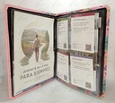 CARPETA COSIDA GRABADO NO HAY VIDA MEJOR P/REVISTAS Y TRATADOS 8X11cm COMBINADA