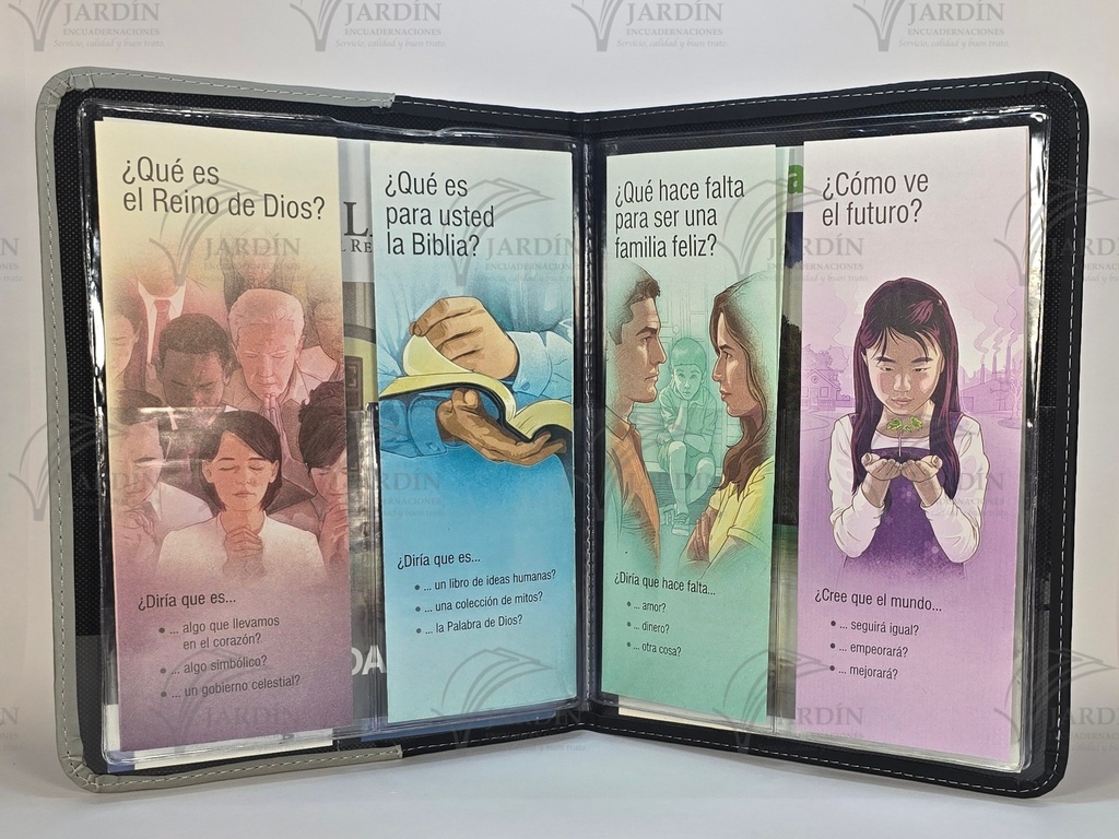 CARPETA COSIDA JW GRABADO COMBINADA
