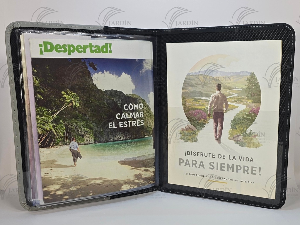CARPETA COSIDA JW GRABADO COMBINADA