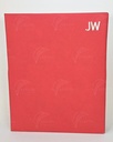 CARPETA LISA JW GRABADO C/MICA P/TARJETA  CALIFORNIA