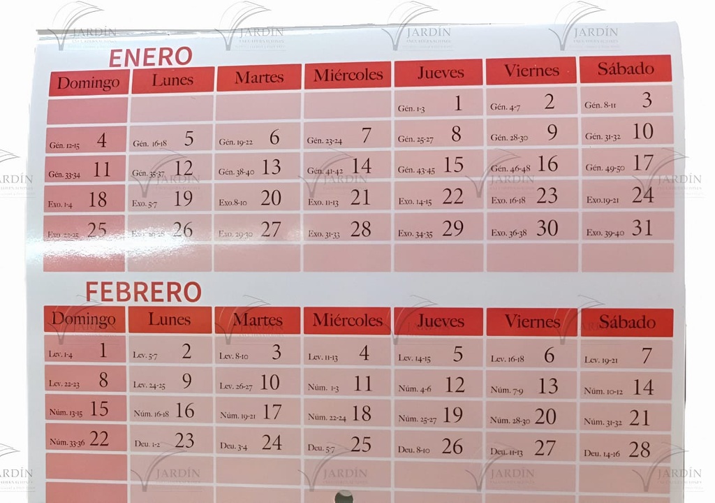 CALENDARIO TEOCRÁTICO 2026