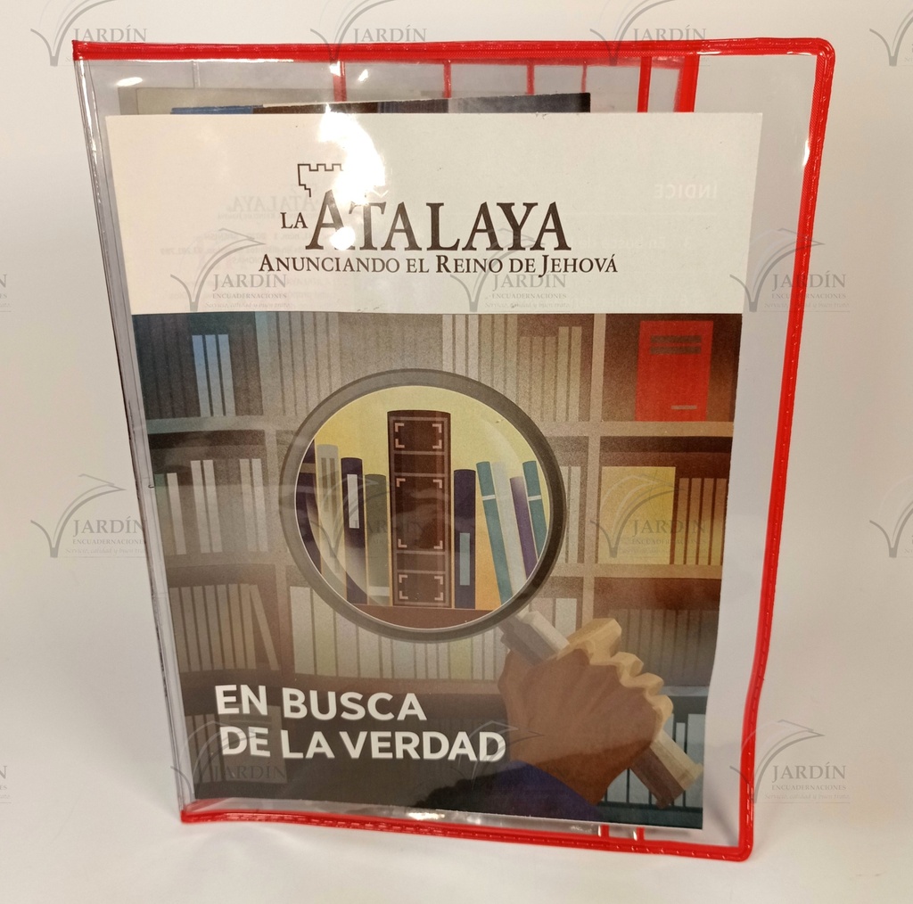 REVISTERO FLEXIBLE TRANSPARENTE C/TARJETA