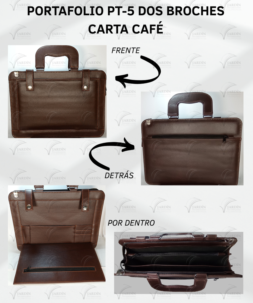 PORTAFOLIO PT-5 DOS BROCHES