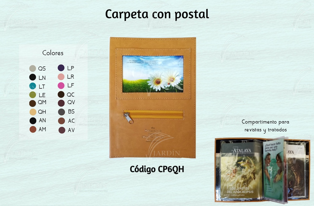 CARPETA POSTAL CALIFORNIA ROSA