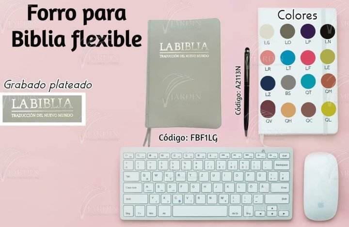 FORRO BIBLIA MEDIANA PASTA FLEXIBLE GRABADO CALIFORNIA VERDE LIMON