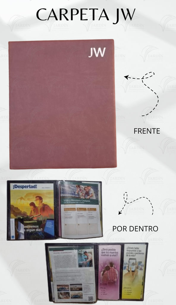 CARPETA LISA JW GRABADO C/MICA P/TARJETA  CALIFORNIA VINO