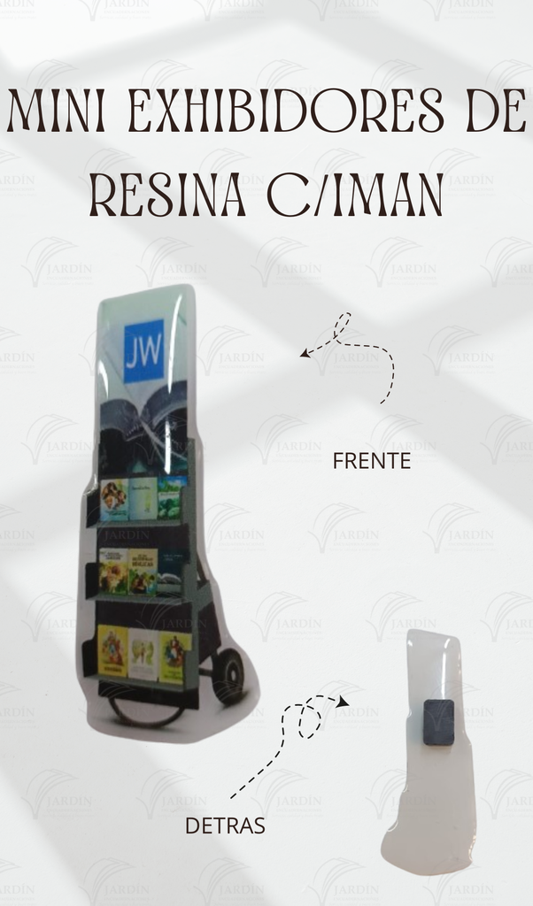 MINI EXHIBIDOR C/IMAN (MINI 3 X 8 CM)-JW