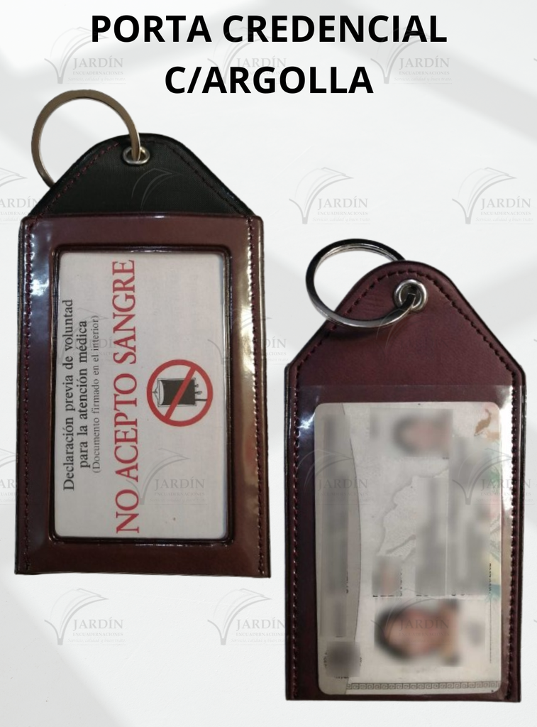 PORTA CREDENCIAL C/ARGOLLA - CALIFORNIA VINO
