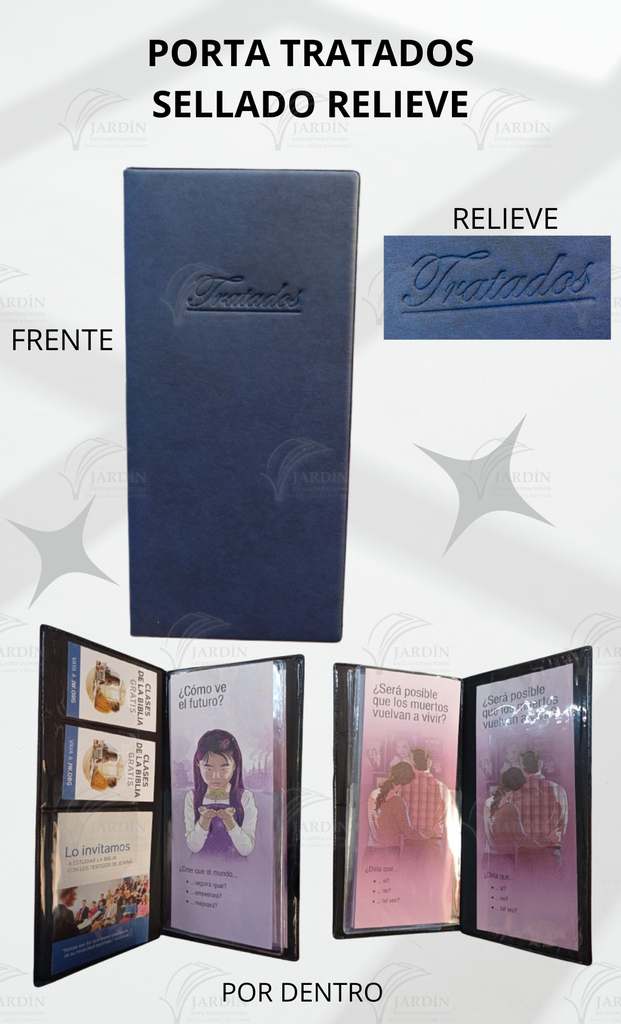 PORTA TRATADOS SELLADO RELIEVE CALIFORNIA