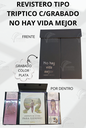 REVISTERO TIPO TRÍPTICO GRABADO NO HAY VIDA MEJOR - CALIFORNIA