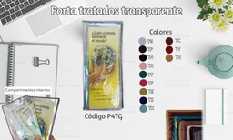 [P4-TV] PORTA TRATADOS TRANSPARENTE VINO