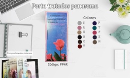 [PP4-BH] PORTA TRATADOS PANORAMA SINTETICO CREMA