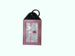 [GAF14-SR] PORTA CREDENCIAL C/ARGOLLA - SINTÉTICO ROSA