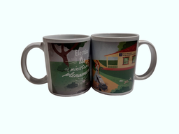 [TZ-25] TAZA BLANCA 11 ONZ. MOD.(25) HNA. CAMINANDO C/CARRITO EFECTUA TU MINISTERIO PLENAMENTE