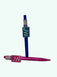 [PL-03 A] PLUMA AZUL C/FIGURA RECT. (1.7 X 2.7 CM) JW AZUL