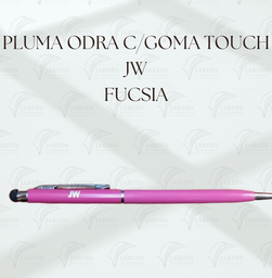 [PL-ODRA-F2] PLUMA ODRA C/GOMA TOUCH JW FUCSIA