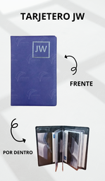 [MA2-LP] TARJETERO JW GRABADO CALIFORNIA MORADO