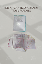 [CANT-TF] FORRO CANTICO GRANDE TRANSPARENTE FUCSIA