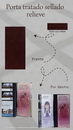 [PL4-LV] PORTA TRATADOS SELLADO RELIEVE CALIFORNIA VINO