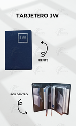 [MA2-LZ] TARJETERO JW GRABADO CALIFORNIA AZUL MARINO