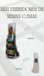 [EXR-03] MINI EXHIBIDOR C/IMAN (MINI 3 X 8 CM)-CURSO BIBLICO GRATIS