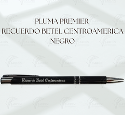 [PL-PREMIER-N3] PLUMA PREMIER RECUERDO BETEL CENTROAMERICA NEGRO
