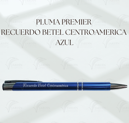 [PL-PREMIER-A3] PLUMA PREMIER RECUERDO BETEL CENTROAMERICA AZUL