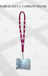 [GAF-V] PORTAGAFET C/CORDON VINO JW