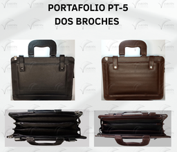 PORTAFOLIO PT-5 DOS BROCHES