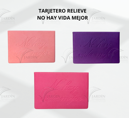 TARJETERO RELIEVE NO HAY VIDA MEJOR CALIFORNIA