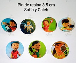 PIN DE RESINA 3.5 CM