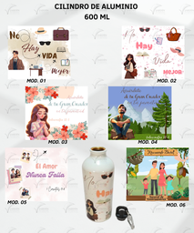 CILINDRO DE ALUMINIO 600ML (NUEVOS MODELOS)